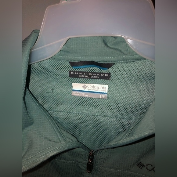 COLUMBIA windbreaker jacket size small green - Picture 3 of 4